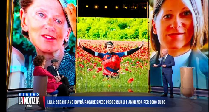 Dentro la Notizia, ritornissimo di Seba in tv che sbotta: “Voglio sapere dove e quando è morta Lilly!”