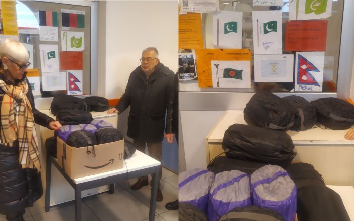 “La solidarietà non si ferma”: Pd consegna 13 nuovi sacchi a pelo: “Sappiamo che non basta”