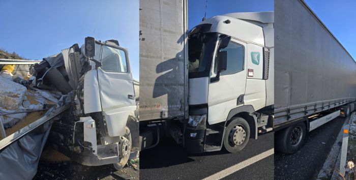 Maxi incidente in A4 tra Duino e Monfalcone Est: tre camion coinvolti, traffico bloccato e ferito