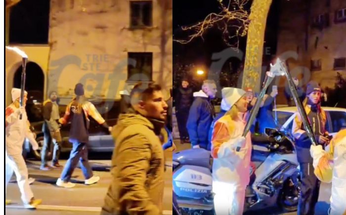 Fiamma Olimpica, transito in zona Campi Elisi: traffico rallentato e occhi puntati sulla staffetta (VIDEO)