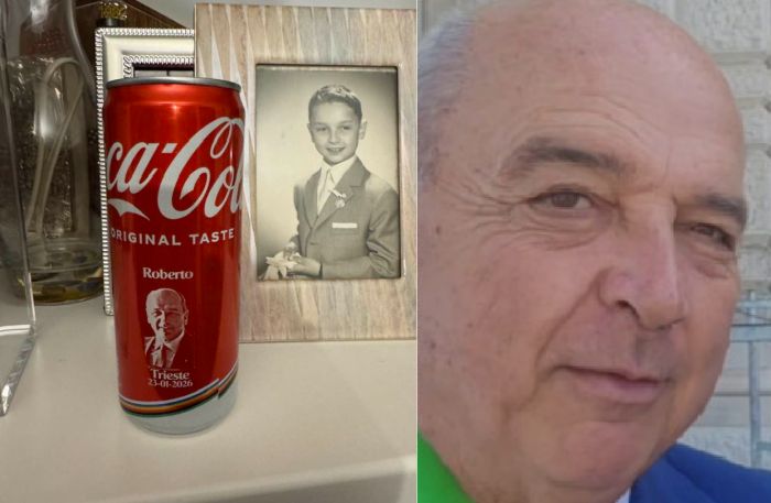 Roberto Dipiazza diventa icona pop, la Coca-Cola personalizzata che parla triestino