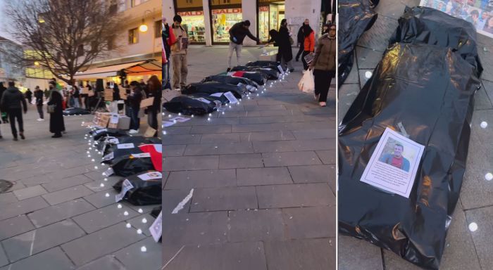 Un silenzio che pesa come un grido: a Trieste una performance per non dimenticare l’Iran (VIDEO)