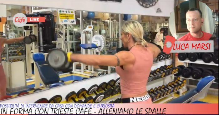 In forma con Trieste Cafe, Riki Ramazzina: “Le spalle non vogliono peso ma tecnica” (VIDEO)