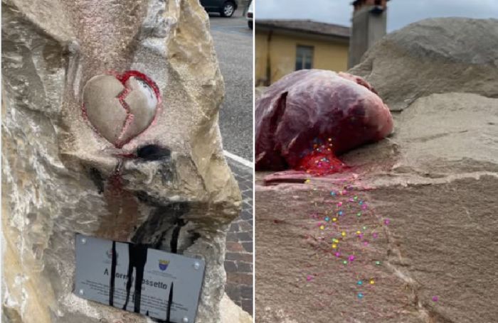 Foibe, imbrattato il monumento a Norma Cossetto a Cividale del Friuli