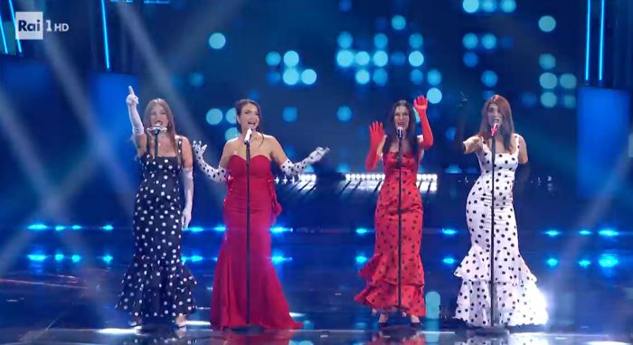 Sanremo: Lamborghini e Las Ketchup, effetto discoteca Ariston 
