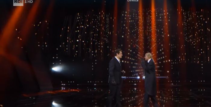 Sanremo, Malika Ayane canta Mina con Claudio Santamaria