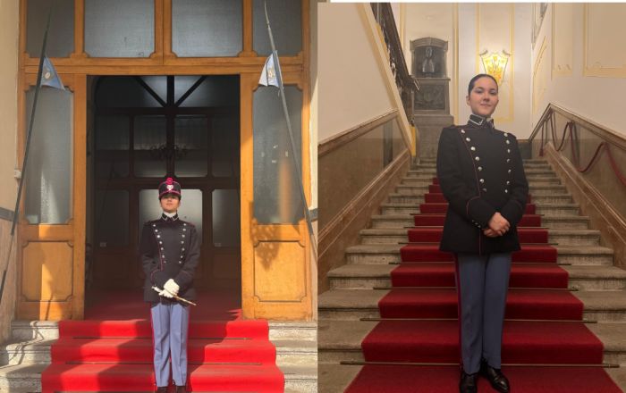 Trieste orgogliosa, la giovane Ludovica Barbato alla Scuola Militare Teulié: “Un sogno che si realizza”