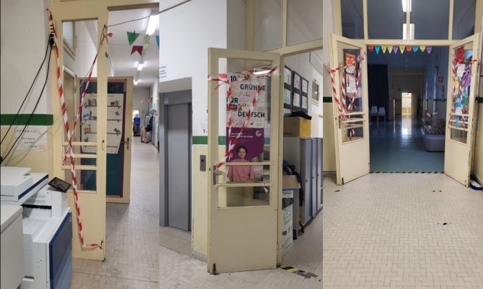 Scuola Saba, allarme sicurezza: “vetrate fragili e pericolose”, scatta la richiesta urgente