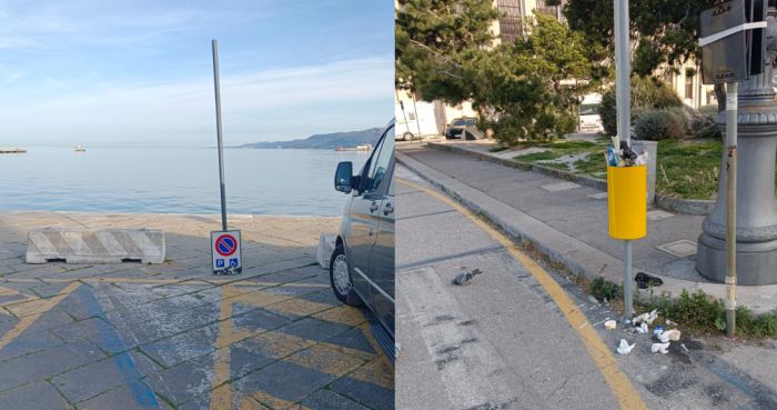 Rive a Trieste, cestini pieni e cartelli rovinati: “altro che turismo, siamo in pieno centro”