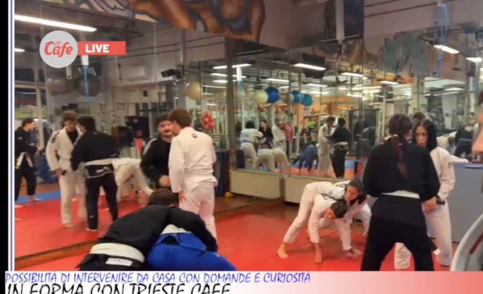 In forma con Trieste Cafe, focus sul jiu jitsu: difesa personale e benessere in diretta (VIDEO)