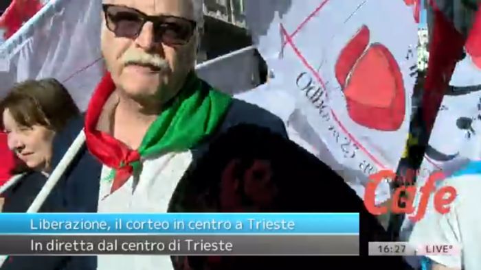 Corteo 25 aprile a Trieste, Vallon (Anpi): “Una festa della Liberazione riuscita” (VIDEO)