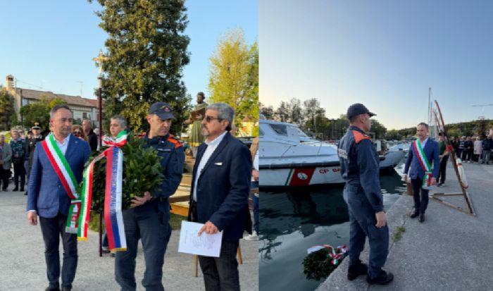Villaggio del Pescatore, processione per San Marco: corona in mare alla presenza del sindaco Gabrovec