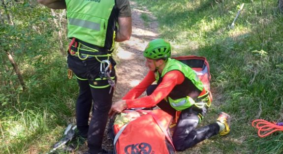 Trieste, intervento tra Samatorza e Ternova: escursionista ferita recuperata a piedi