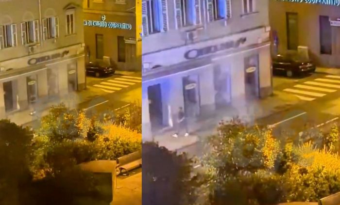 San Giacomo, banda di maranza dá fuoco nella notte a bottini dei rifiuti (VIDEO) 