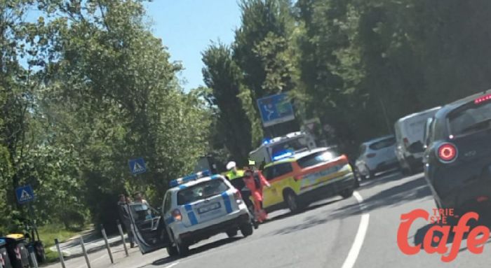Incidente a Muggia davanti al Fido Lido, traffico in tilt e lunghe code sulla viabilità costiera