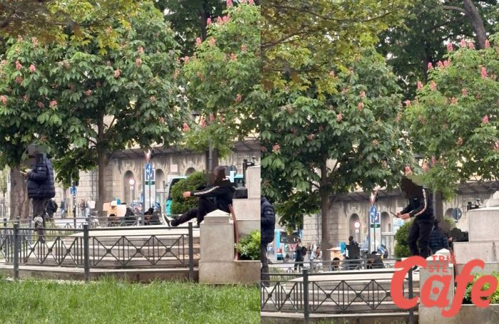 Piazza Libertà fuori controllo, divieti ignorati: selfie sulla fontana e risate oltre i paletti
