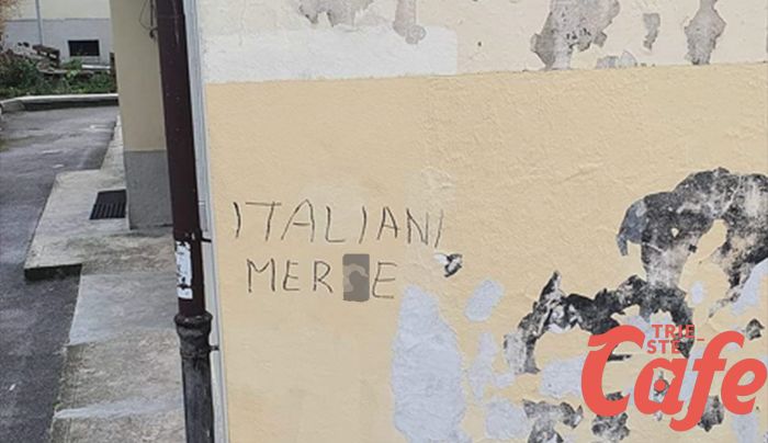 Ponziana, scritta anti-italiana sui muri SHOCK: denuncia di una triestina