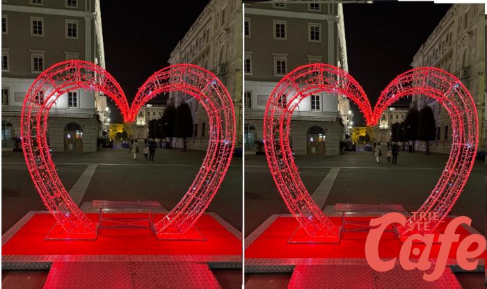 San Valentino, angolo selfie in piazza Verdi: installato un maxi cuore pieno di luci!! 