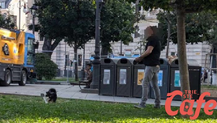 Piazza Libertà, non raccoglie le deiezioni del proprio amico a 4 zampe 