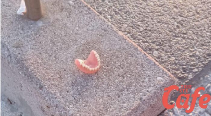 Rinvenuta una dentiera a Barcola, si cerca disperatamente il proprietario 