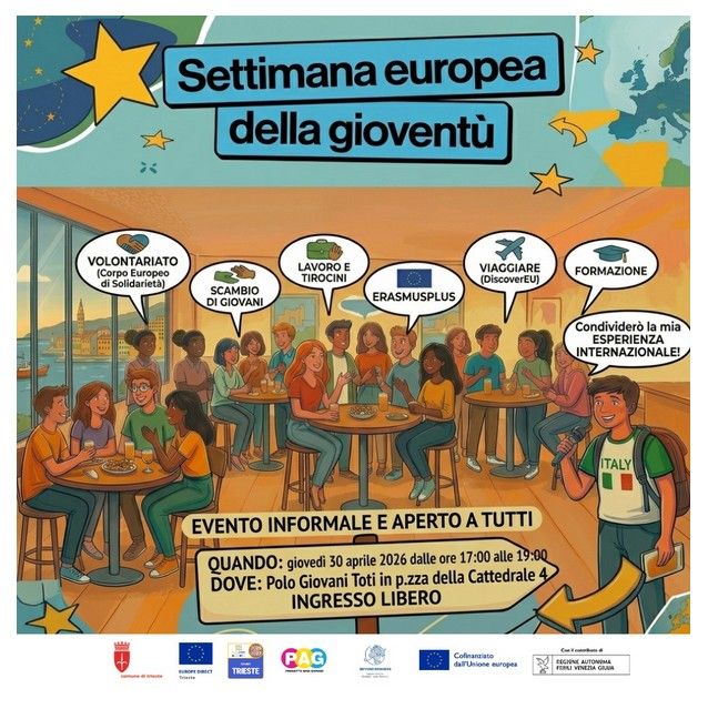 Trieste celebra la Settimana Europea della Gioventù con “Destinazione Europa”