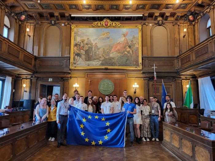 Visita in Municipio degli studenti della XII Spring School dell'Università di Trieste
