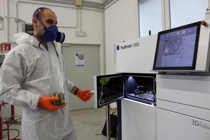 TEC4I FVG realizza in stampa 3D un componente metallico per motori navali