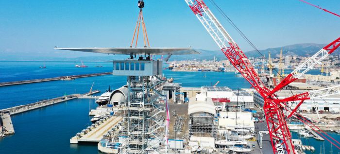Torre Piloti di Genova, Cimolai completa le operazioni di sollevamento della copertura finale