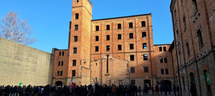 Cerimonia del Giorno della Memoria alla Risiera di San Sabba, capienza massima di 2200 persone