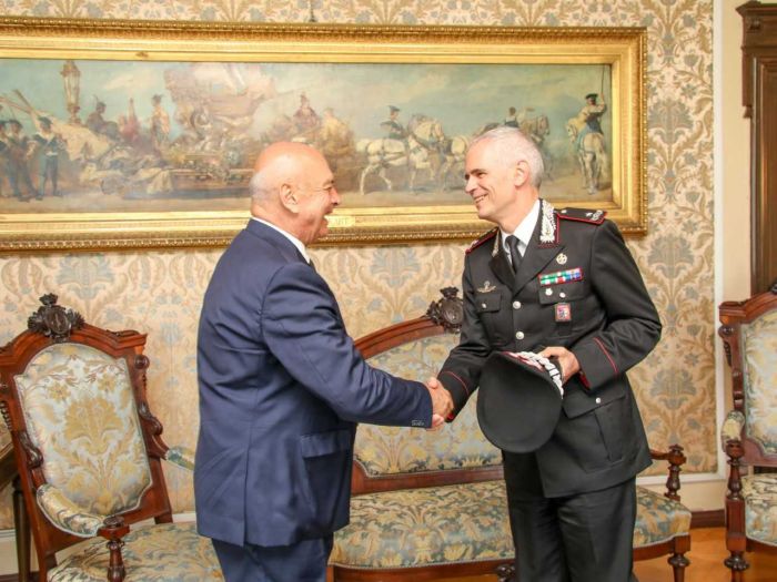 Ricevuto dal sindaco Dipiazza il nuovo Comandante della legione Carabinieri del Friuli Venezia Giulia