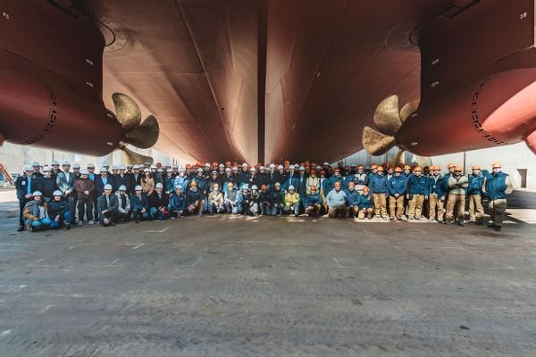 Fincantieri: varata ad Ancona "Viking Libra" prima nave da crociera al mondo alimentata a idrogeno