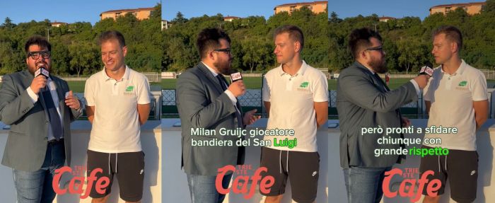 Milan Gruijc bandiera del San Luigi Calcio: ‘pronti a sfidare chiunque con grande rispetto’ (VIDEO-SERVIZIO)