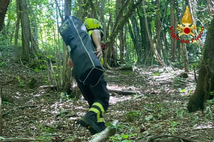 Ciclista ferito sul sentiero delle Jazere: soccorso congiunto a San Dorligo della Valle