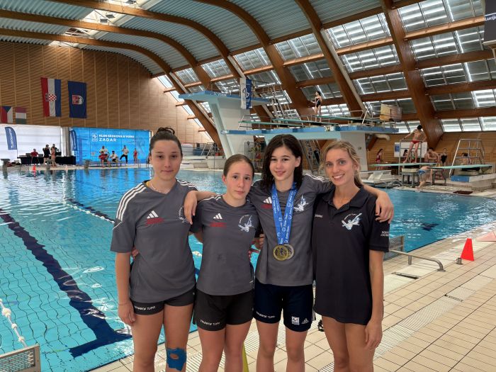 Meeting internazionale di Zara, oro e argento per Korina Jukic della Trieste Tuffi 