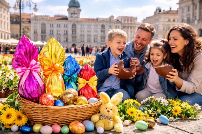 Trieste, Pasqua tra risate e cioccolato: la città si sveglia nel rito delle uova e del morbin condiviso
