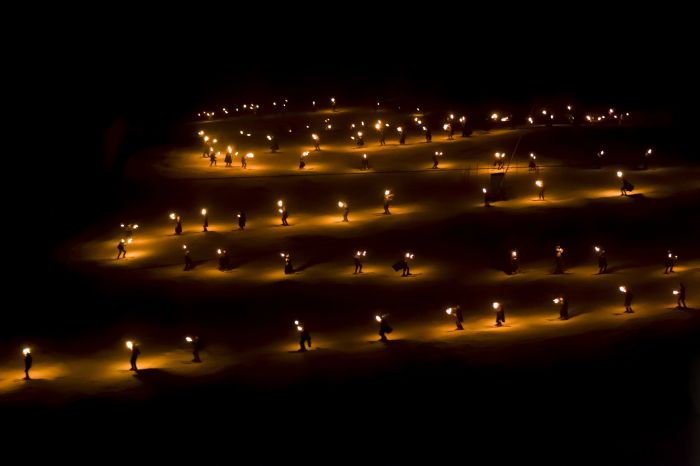 Il primo gennaio a Tarvisio si festeggia l'arrivo del 2024 con la magia della Fiaccolata del Lussari