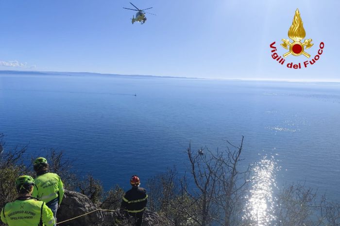 Duino Aurisina: soccorso a persona in zona Impervia