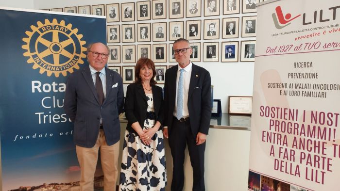 Prevenzione gratuita per i più fragili: visite oncologiche con Rotary, Fondazioni Casali e LILT Trieste