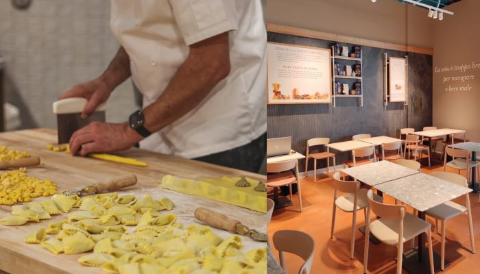Ravioli al granchio blu nei ristoranti di Eataly, anche a Trieste