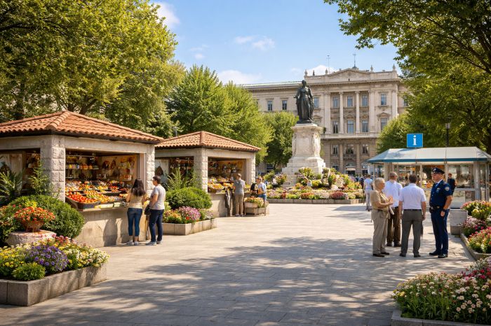 Il sogno di un triestino su piazza Libertà: “Più vita, chioschi e una piazza curata”