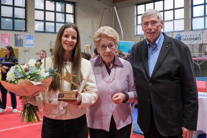 Francesca Benolli premiata con il Trofeo Emilio Felluga: festa e commozione all’Artistica ’81