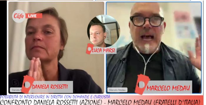 Scontro in diretta tra Marcelo Medau e Daniela Rossetti su disagio giovanile e sicurezza a Trieste (VIDEO)