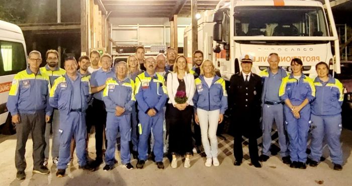 L'assessore alla sicurezza Caterina de Gavardo ha incontrato i volontari comunali della Protezione Civile