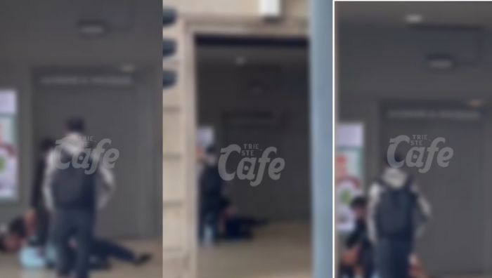 Piazza Libertà, Violenta rissa davanti questa mattina: calci e pugni in pieno giorno (VIDEO)