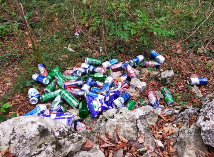 Trieste, rifiuti e degrado nel bosco di Campo Sacro: la segnalazione di una cittadina (FOTO)