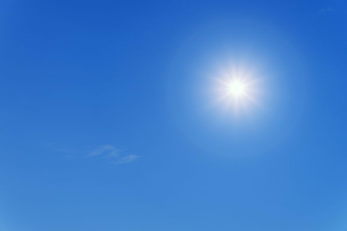Il meteo della prima domenica d'estate, cielo sereno
