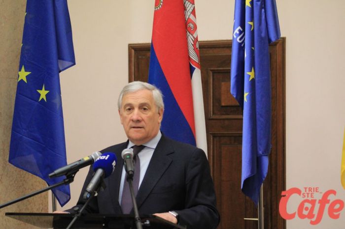 Ue, Tajani a Trieste. "Non è perfetta, si può migliorare, ma garanzia pace"