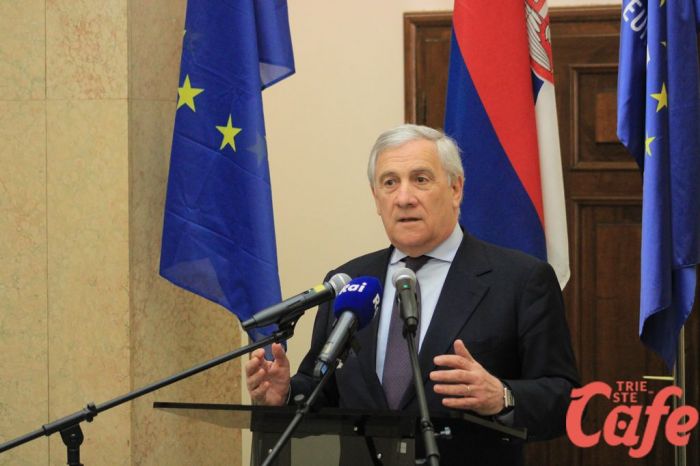 Antonio Tajani: "Porto di Trieste può diventare un hub e terminale tra Europa e India"