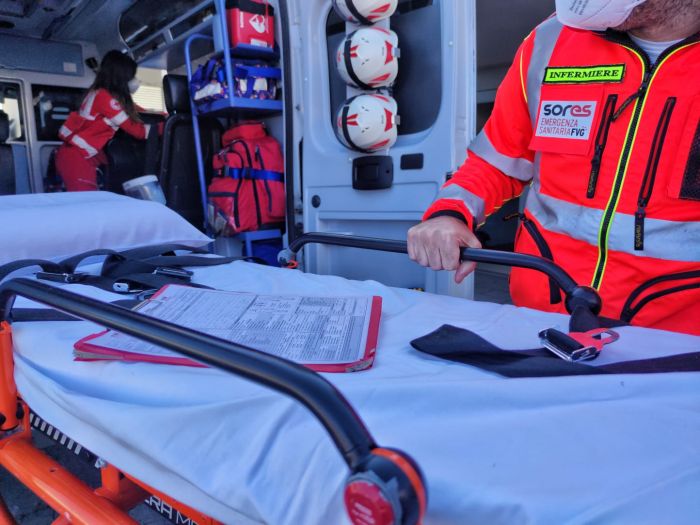 Centauro si schianta contro un animale sbucato improvvisamente e rifiuta il ricovero all'ospedale