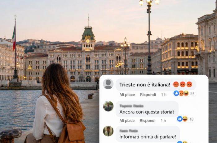 “Amo Trieste, non voglio provocare nessuno”: influencer straniera replica agli attacchi social